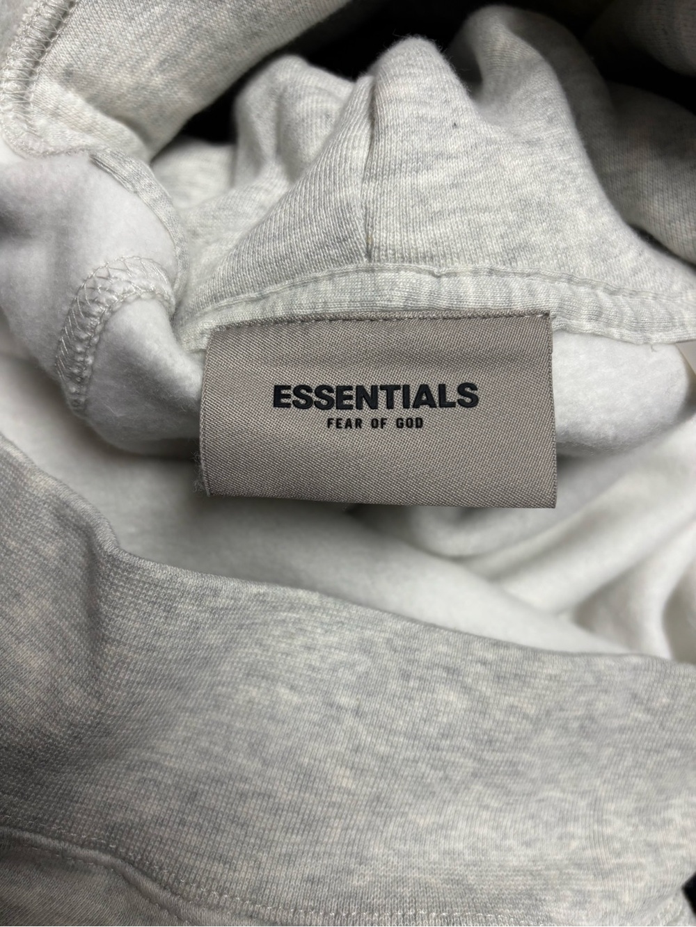 Fw21 fear of god essentials Light Oatmeal Hoodie - Picture 4 of 6